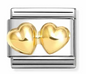 Nomination Italy Composable Links Hearts/Love