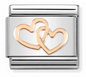 Nomination Italy Composable Links Hearts/Love
