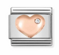Nomination Italy Composable Links Hearts/Love
