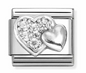 Nomination Italy Composable Links Hearts/Love