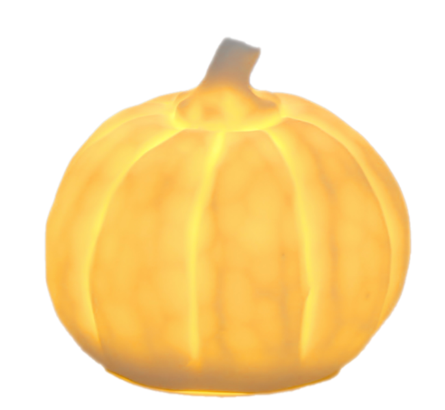 White Led Pumpkin Mini