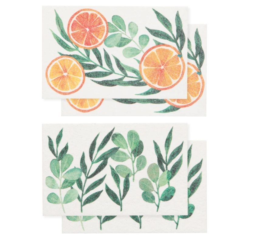Pop up sponge cedar citrus