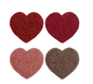 Heart Beaded Coasters