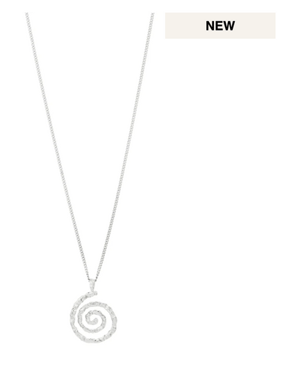 Still Recycled spiral necklace