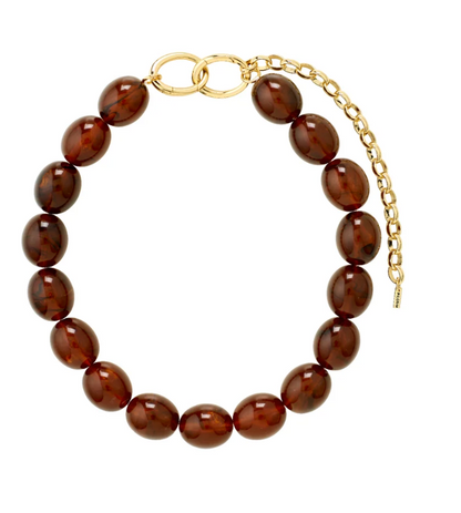 Still recycled necklace beaded