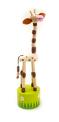 Jiggling Giraffe Thumb Push Toy