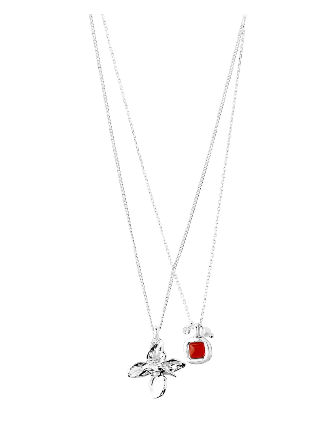 Trace 2 in 1 necklace set