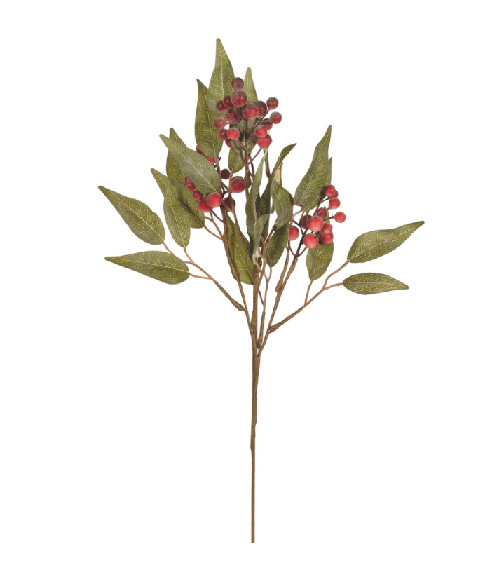 Spray Burgundy Berries