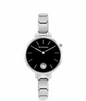 Paris Watch, Black with Cubic Zirconia