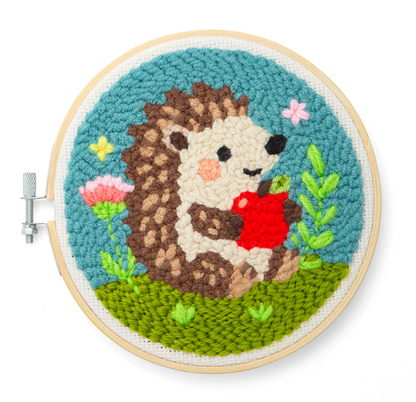 Hedgehog Punch Needle Kit