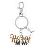 Hockey mom keychain