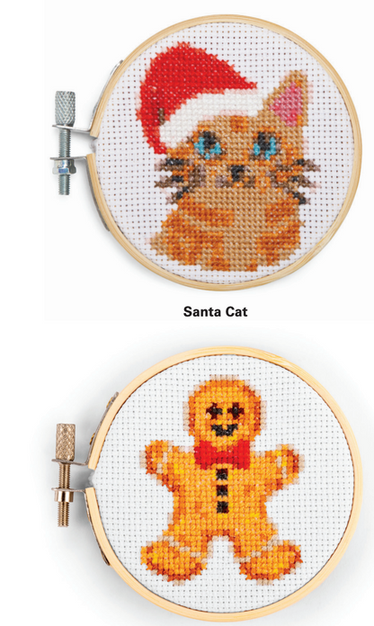 Mini xmas cross stitch