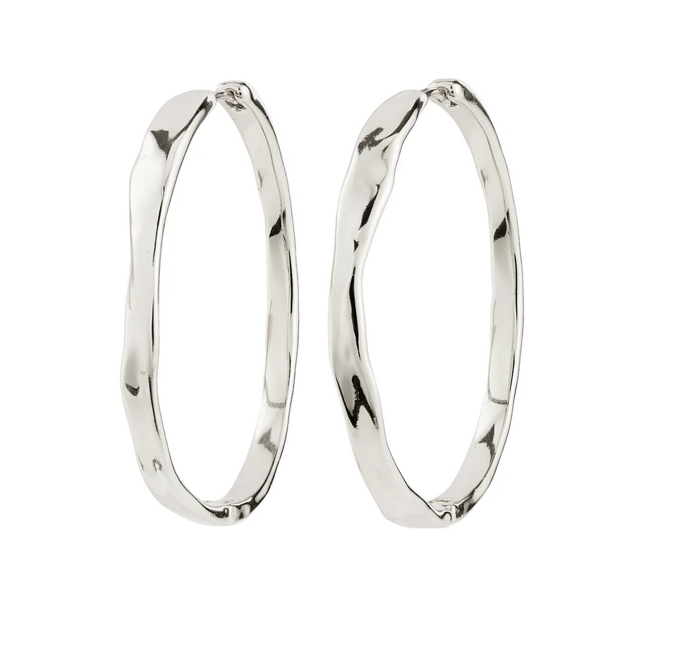 Ember hoop earrings
