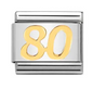 Nomination Italy Composable Link Number in 18K Gold