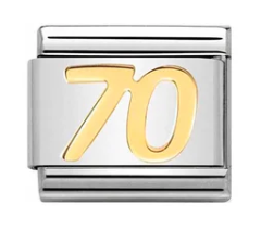 Nomination Italy Composable Link Number in 18K Gold