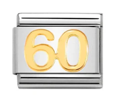 Nomination Italy Composable Link Number in 18K Gold