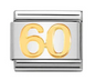 Nomination Italy Composable Link Number in 18K Gold