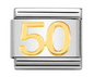 Nomination Italy Composable Link Number in 18K Gold