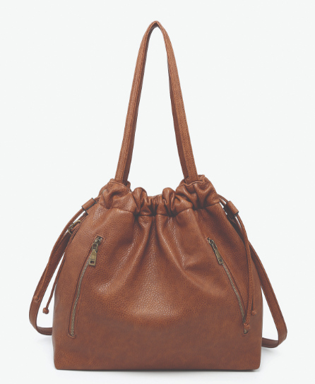Finley Distressed Drawstring Tote