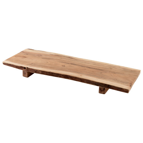 Wood serving board