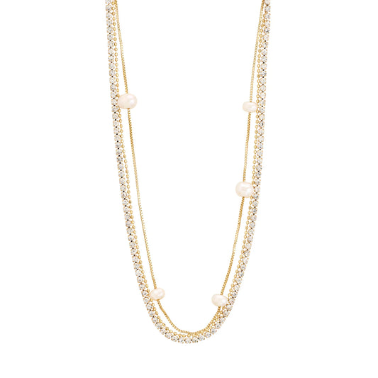 STARLIGHT necklace 3-in-1 gold-plated