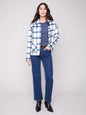 Charlie B Reversible Plaid Jacket Moonlight C6185Y-134B-P907