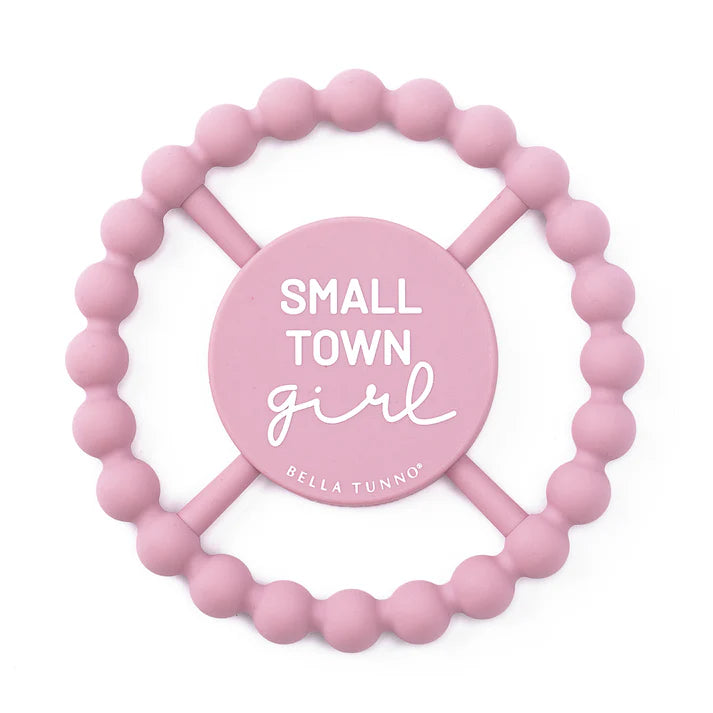 Small Town Girl Teether Dusty Rose