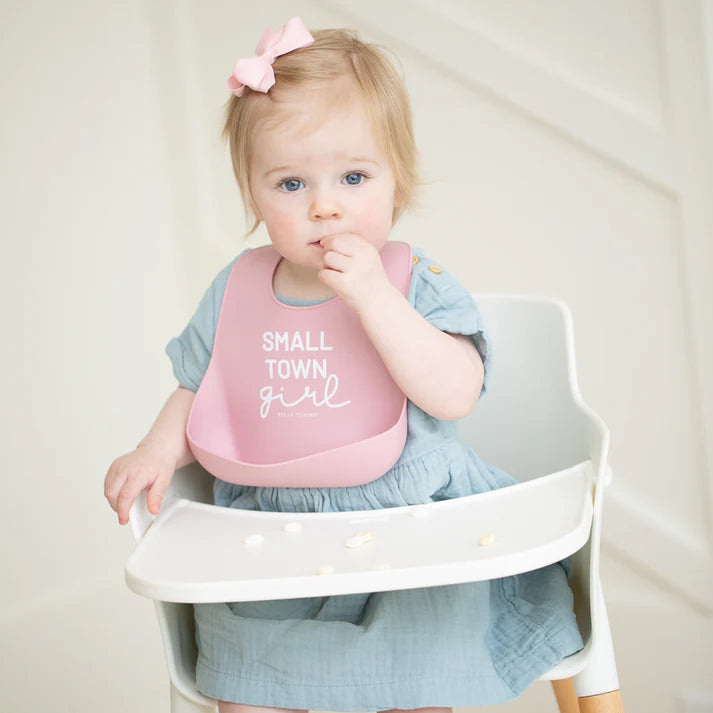 Small Town Girl Wonder Bib Dusty Rose