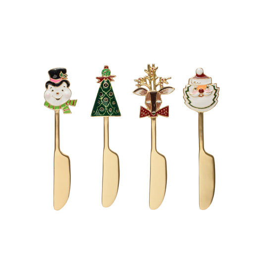 Christmas spreader knife
