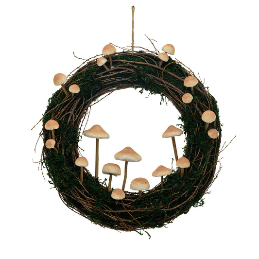 Mushroom wreath