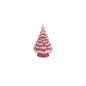 Pink ceramic christmas tree LED