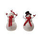 Resin snowman statue