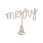 Metal tree topper