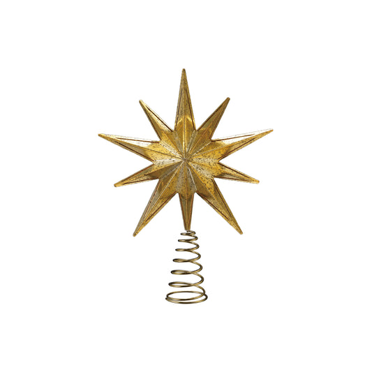 Plastic star tree topper