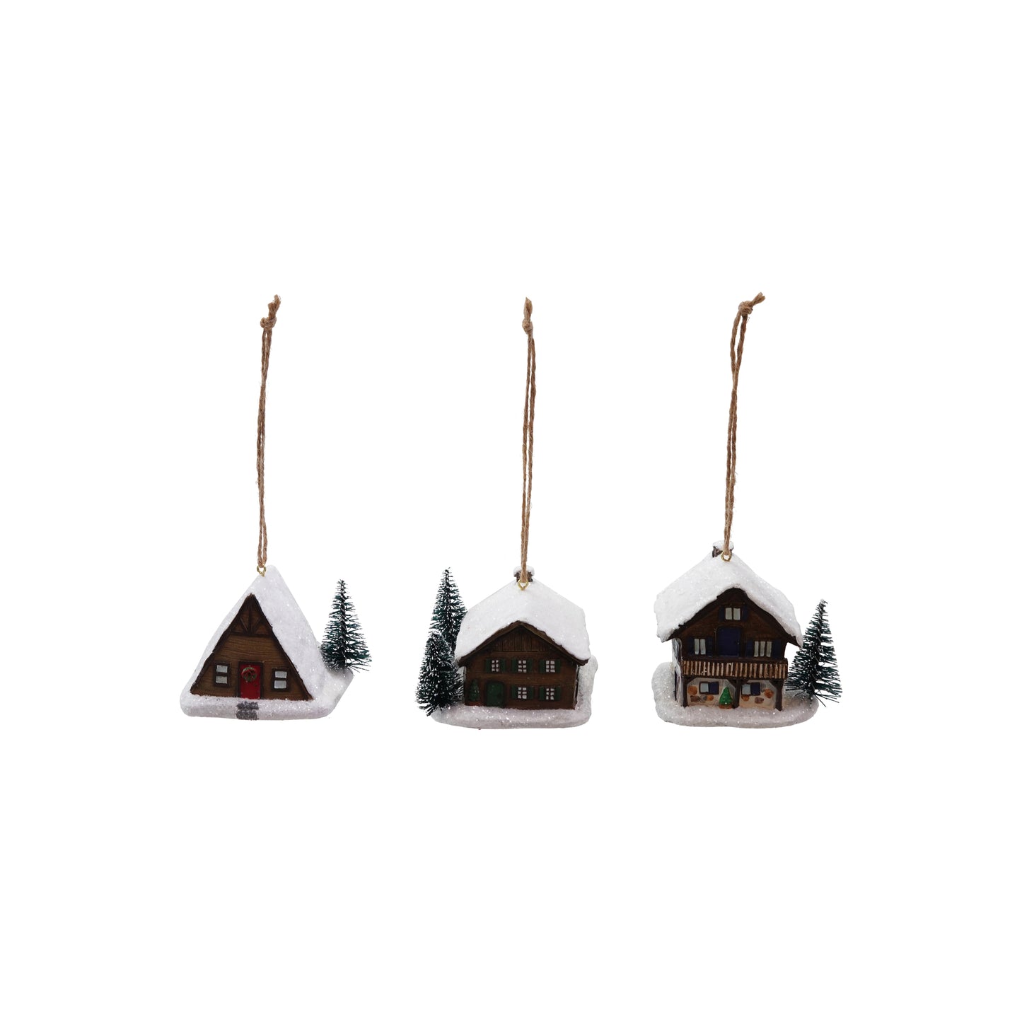 Resin house orn