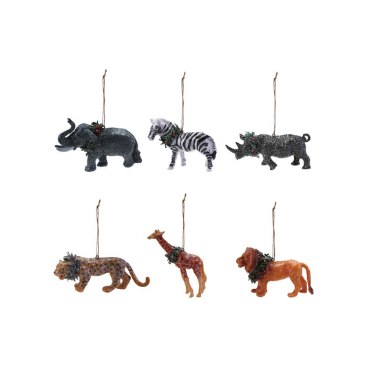 Safari animal orn