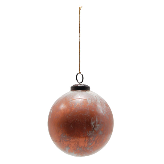 Round glass ball orn