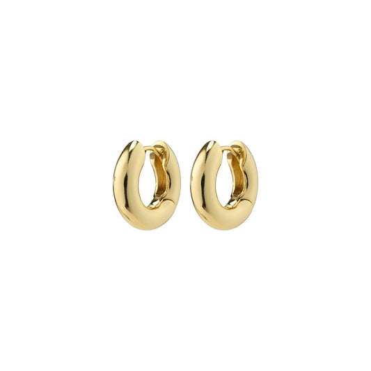 AICA Micro Recycled Huggie Hoop Earrings 15MM GOLD