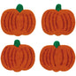 S/4 Felt Pumpkin Coaster