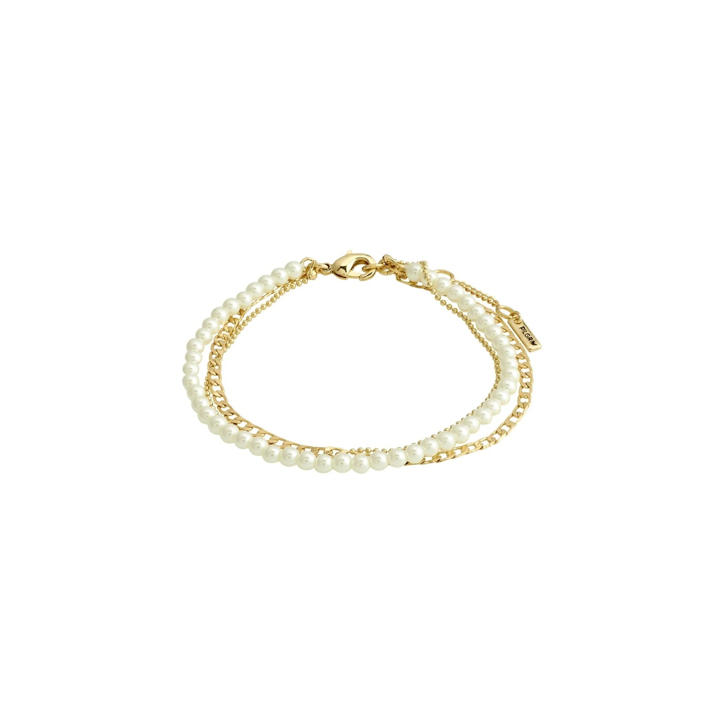 Baker Layered Bracelet Gold Plated