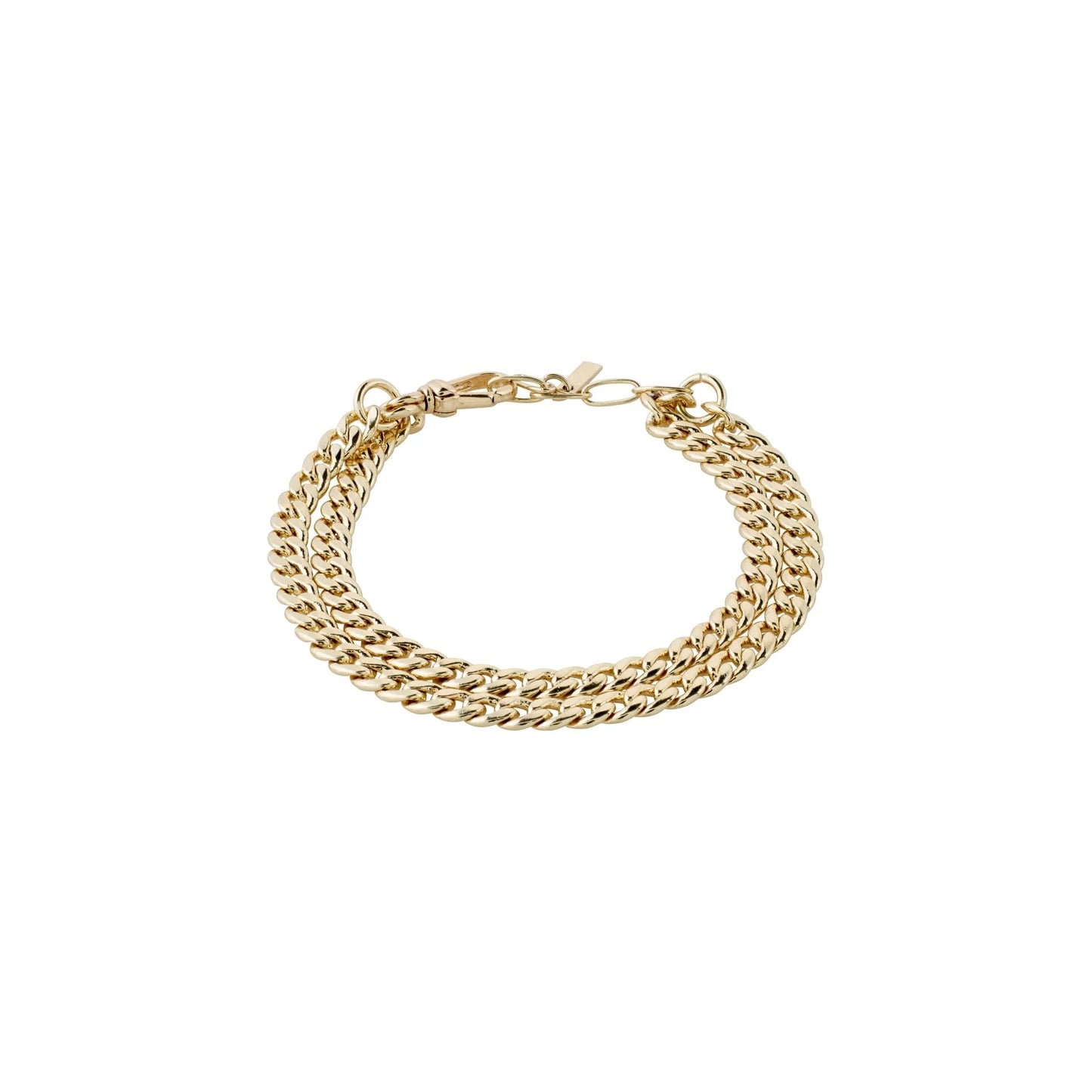 Blossom Recycled 2-In-1 Curb Chain Bracelet