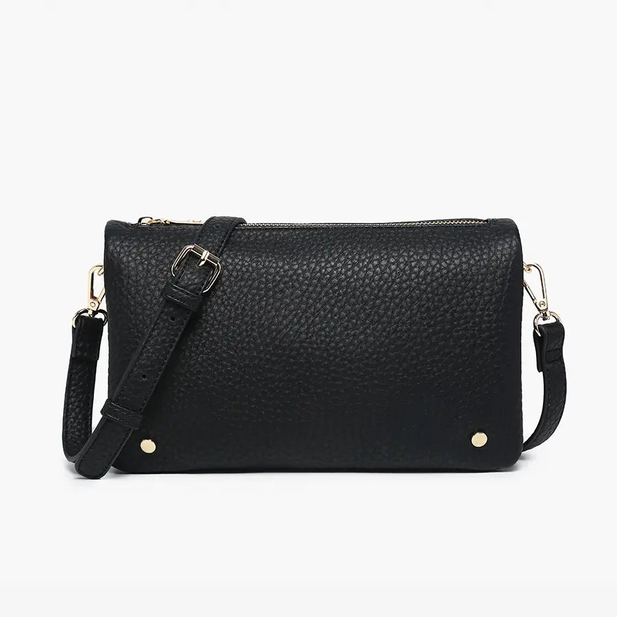 Phiona Studded Flapover Crossbody M2672