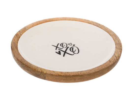 Round Love Tidbit Tray