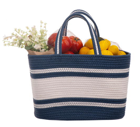 Striped Farmer's Market Tote