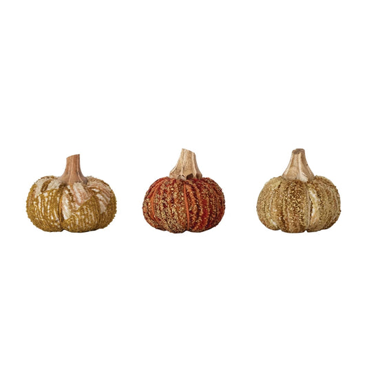 Handmade Chenille Cotton Pumpkin