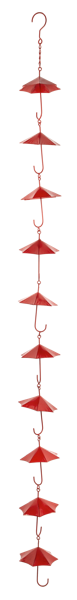 Red Umbrella Rain Chain