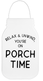 Porch Text Jar Wall Decor