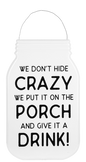 Porch Text Jar Wall Decor