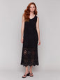 Crochet Sleeveless Maxi Dress
