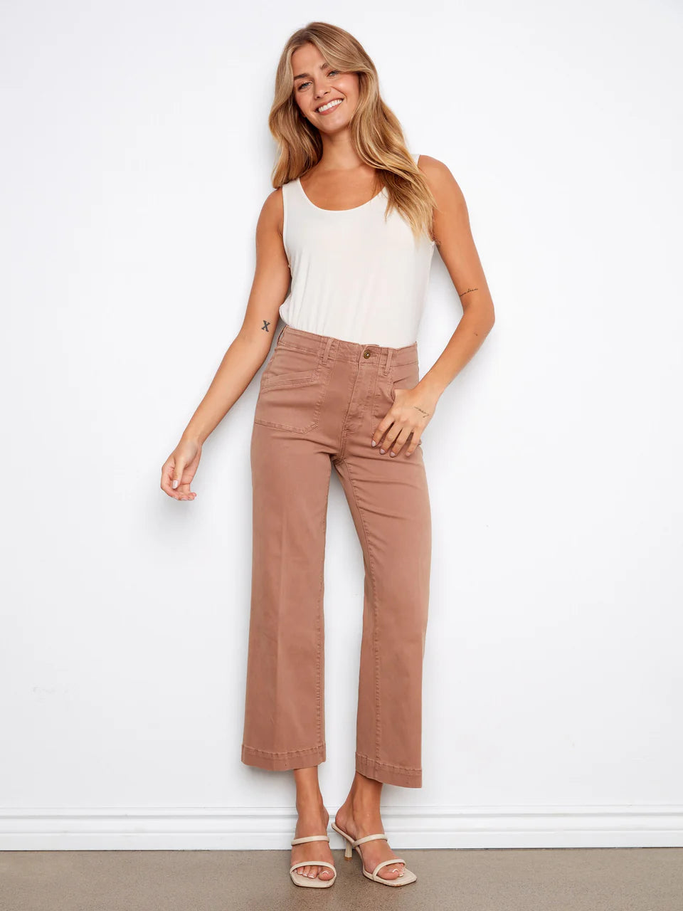 Cropped Wide Leg Desert C5660R/618A